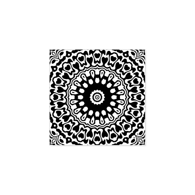 Mandala Gummistempel (Prägung)