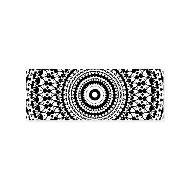 Mandala Gummistempel (Prägung)