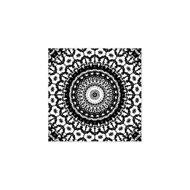 Mandala Gummistempel (Prägung)