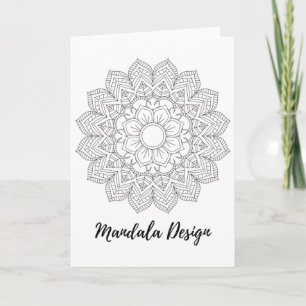 Mandala Heilige Geometrie Kunst Yoga Mantra Blume Karte