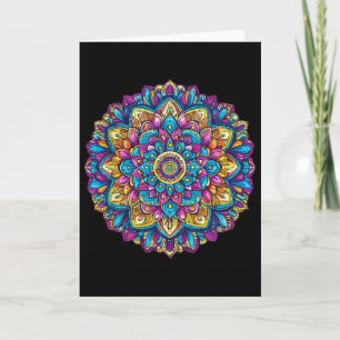 Mandala Heilige Geometrie Meditation  Karte