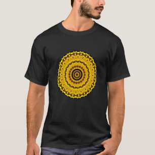 Mandala Heilige Geometrie Prana Yoga Mantra Om 6 T-Shirt