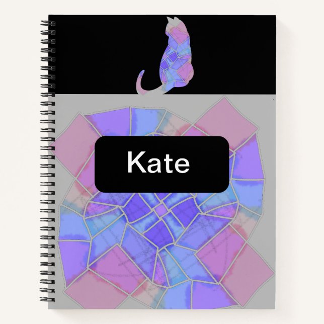 Mandala Helle Kreide Skizze Notizbuch (Vorderseite)