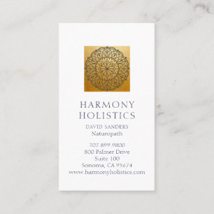 Mandala Holistic Health Business Card Visitenkarte