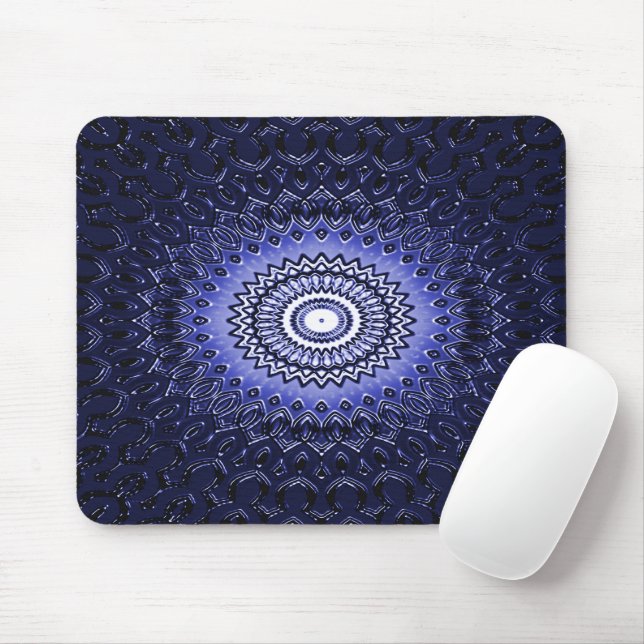Mandala in Blue...... Mousepad (Mit Mouse)
