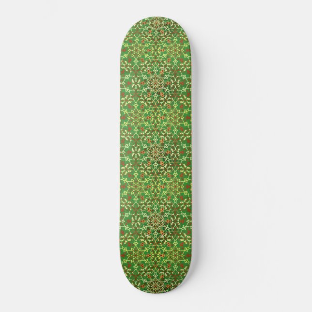 Mandala Inspiration 7 Skateboard (Vorderseite)