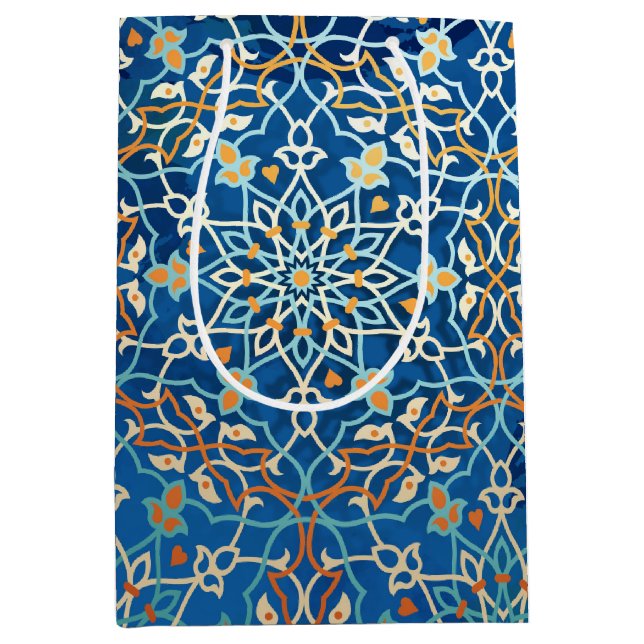 Mandala Inspiration Mittlere Geschenktüte (Vorderseite)