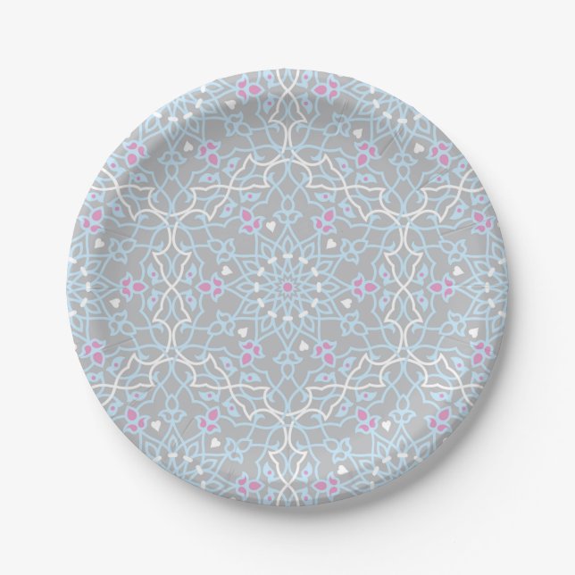 Mandala Inspiration Pappteller (Vorderseite)