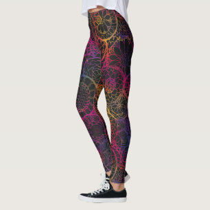 Mandala-Inspiriert Leggings für Blumendesign