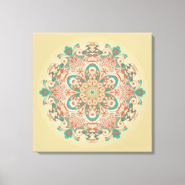 Mandala Kaleidoscop - Wrapped Canvas Leinwanddruck