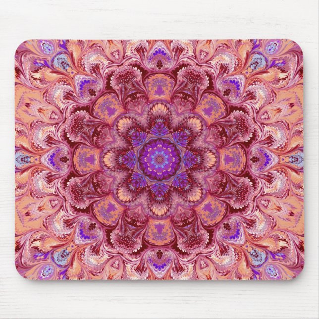 Mandala-Kaleidoskop Mousepad (Vorne)