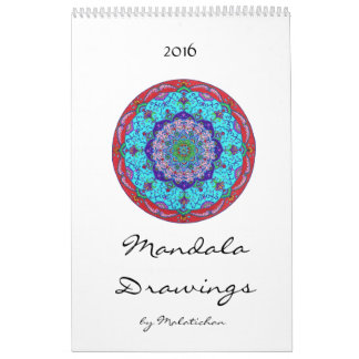 Mandala-Kalender 2016 (Zeichnungen) Kalender