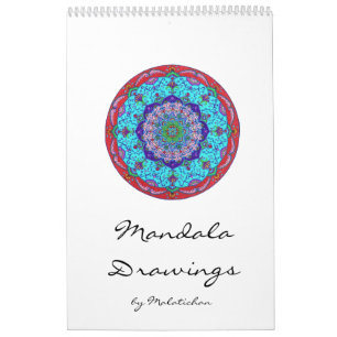 Mandala-Kalender (Zeichnungen) Wandkalender
