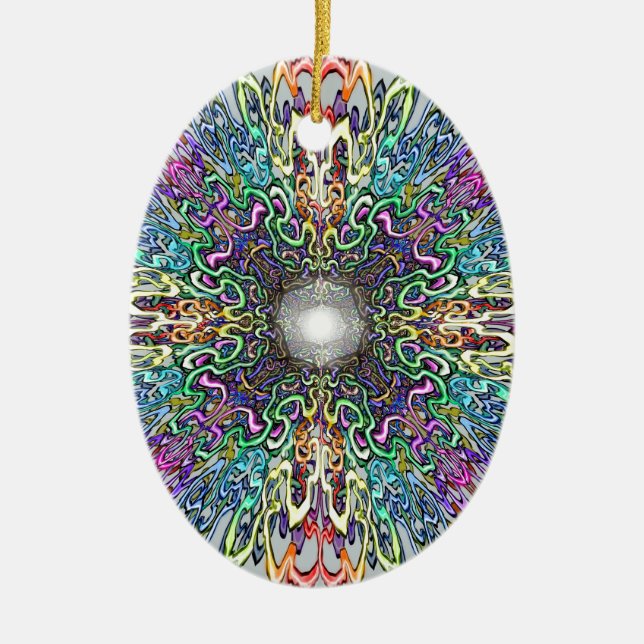 Mandala Keramikornament (Vorne)