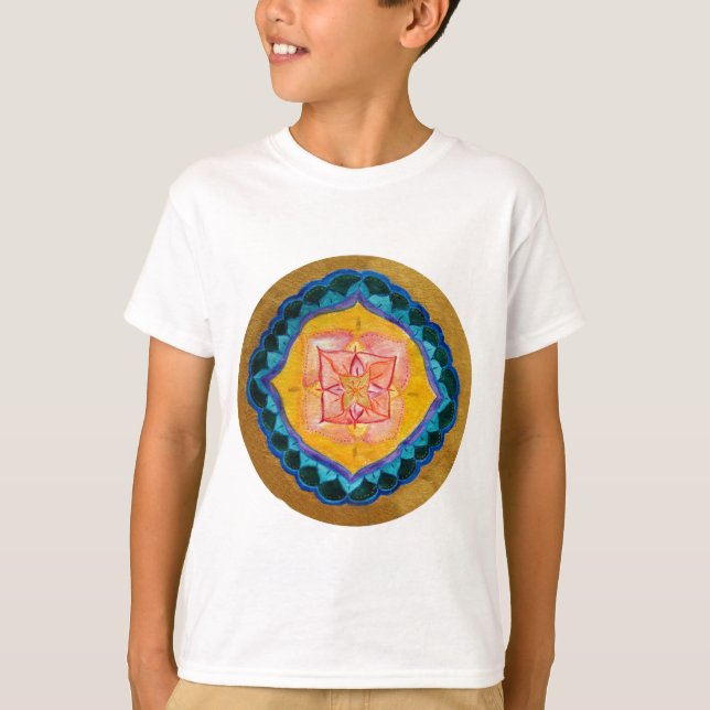 Mandala Kids' Apparel Fine Jersey T - Shirt, T-Shirt (Vorderseite)