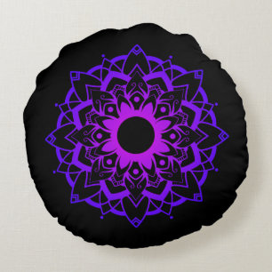 Mandala-Kissen Rundes Kissen