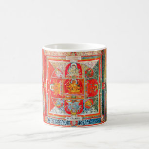 Mandala Kosmisches Diagramm für Meditation Kaffeetasse