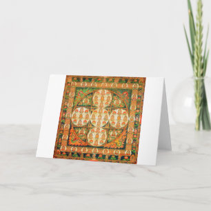 Mandala Kosmisches Diagramm für Meditation Karte