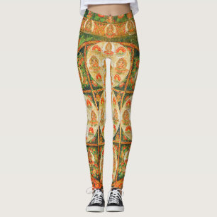 Mandala Kosmisches Diagramm für Meditation Leggings
