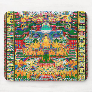 Mandala Kosmisches Diagramm für Meditation Mousepad