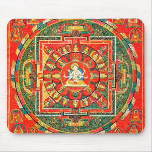 Mandala Kosmisches Diagramm für Meditation Mousepad