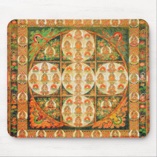 Mandala Kosmisches Diagramm für Meditation Mousepad