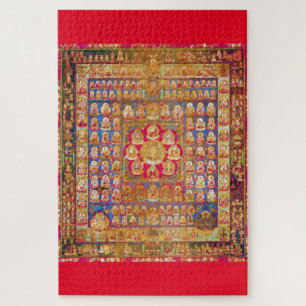 Mandala Kosmisches Diagramm für Meditation Puzzle