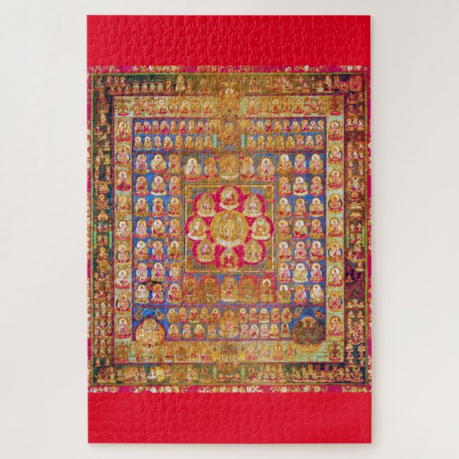 Mandala Kosmisches Diagramm für Meditation Puzzle (Vertikal)