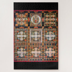 Mandala Kosmisches Diagramm für Meditation Puzzle