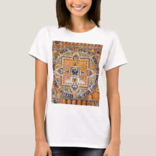Mandala Kosmisches Diagramm für Meditation T-Shirt