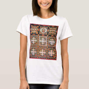 Mandala Kosmisches Diagramm für Meditation T-Shirt