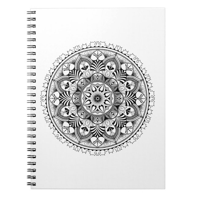 Mandala-Kreis Notizblock (Vorderseite)