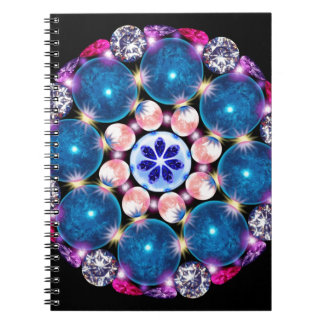 Mandala-Kristall-Erde Notizblock