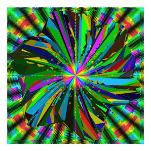 Mandala-Kunst Fotodruck