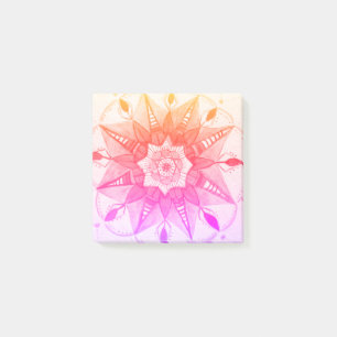 Mandala-Kunst Post-it Notizen