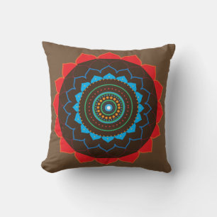 Mandala-Kunstkissen Kissen