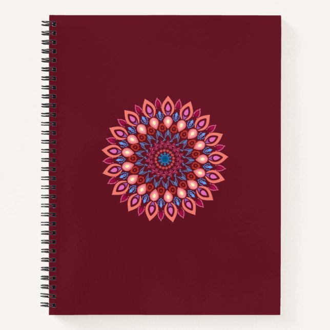 Mandala-Kunstnotizbuch Notizbuch (Vorderseite)