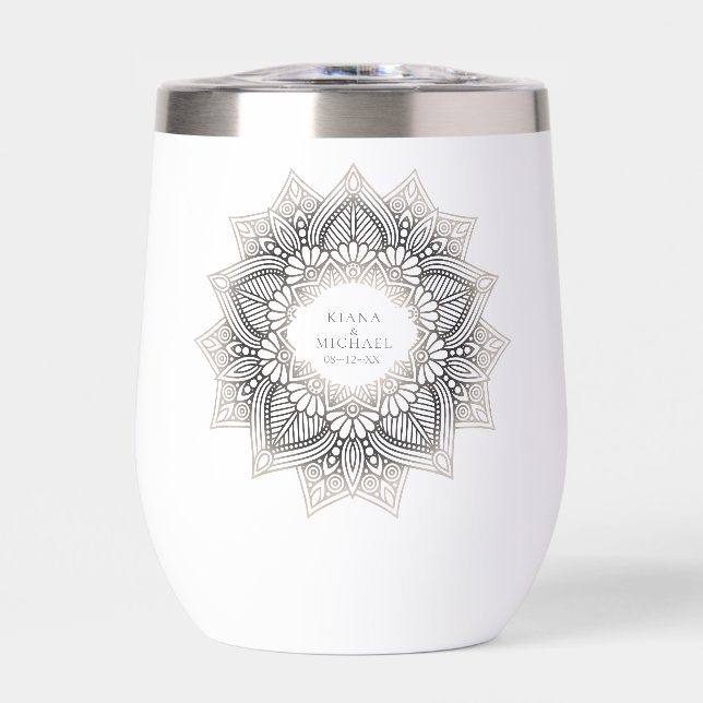 Mandala Lace Wedding Neutrals ID478 (Vorderseite)