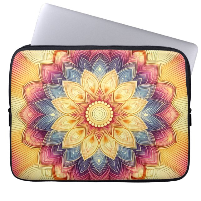 Mandala Laptop Sleeve (Vorderseite)