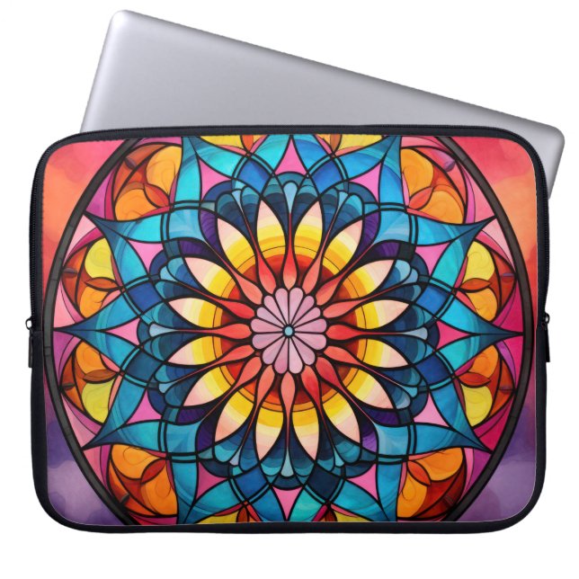 Mandala Laptop Sleeve (Vorderseite)