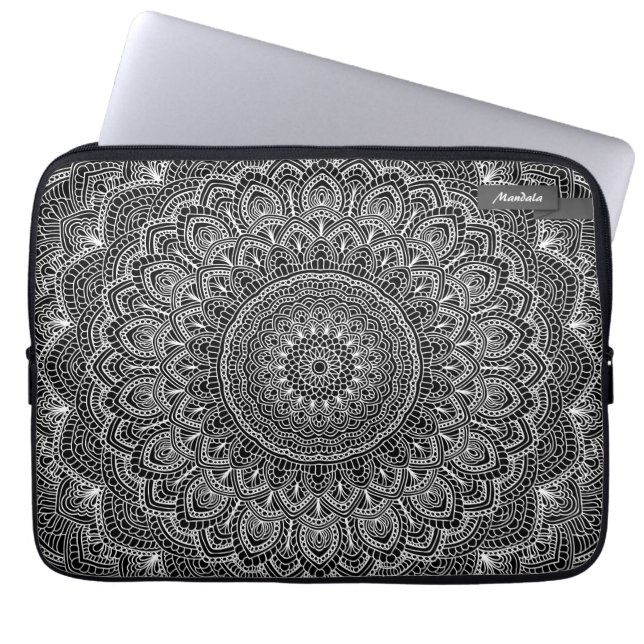 Mandala Laptopschutzhülle (Vorderseite)