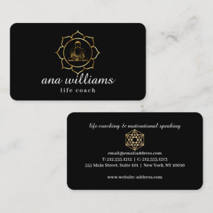 Mandala-Lebenslehrer-Visitenkarte Visitenkarte