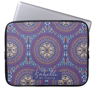 Mandala Lila Laptopschutzhülle