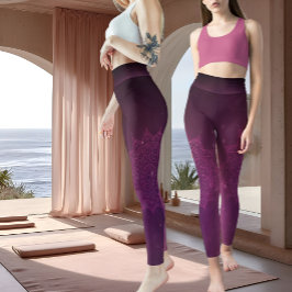 Mandala lila LEGGINGS