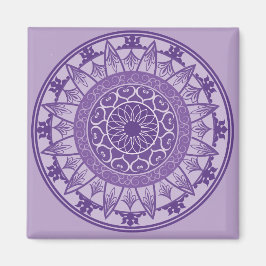 Mandala Lila Magnet