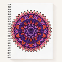 Mandala lila und rosa