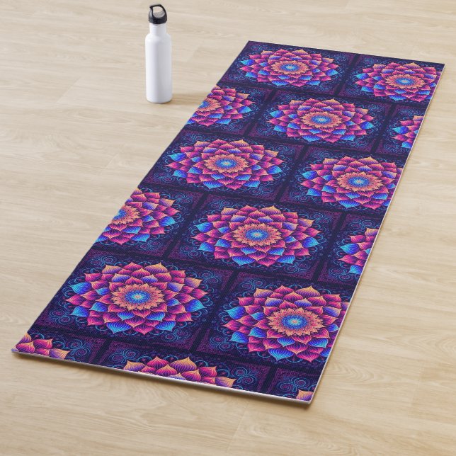Mandala Lila Yogamatte (Beispiel)