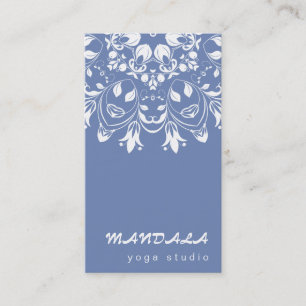MANDALA LOGO INDIVIDUALISIERTER YOGA INSTRUCKTOR VISITENKARTE