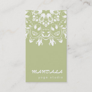 MANDALA LOGO INDIVIDUELL ANGEPASSTER YOGA INSTRUC VISITENKARTE