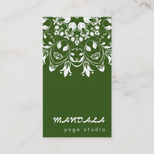 MANDALA LOGO INDIVIDUELL ANGEPASSTER YOGA INSTRUC VISITENKARTE